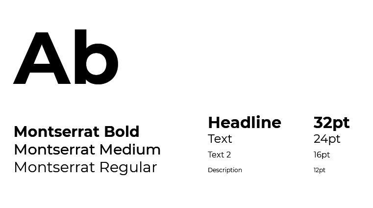 Typography - Montserrat